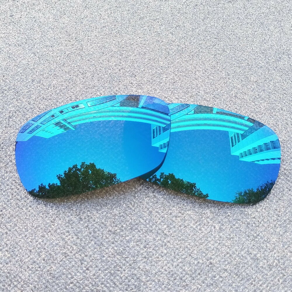 2 Sets Ice Blue Polarized Replacement Lenses For-Oakley Crosshair 2.0 Sunglass
