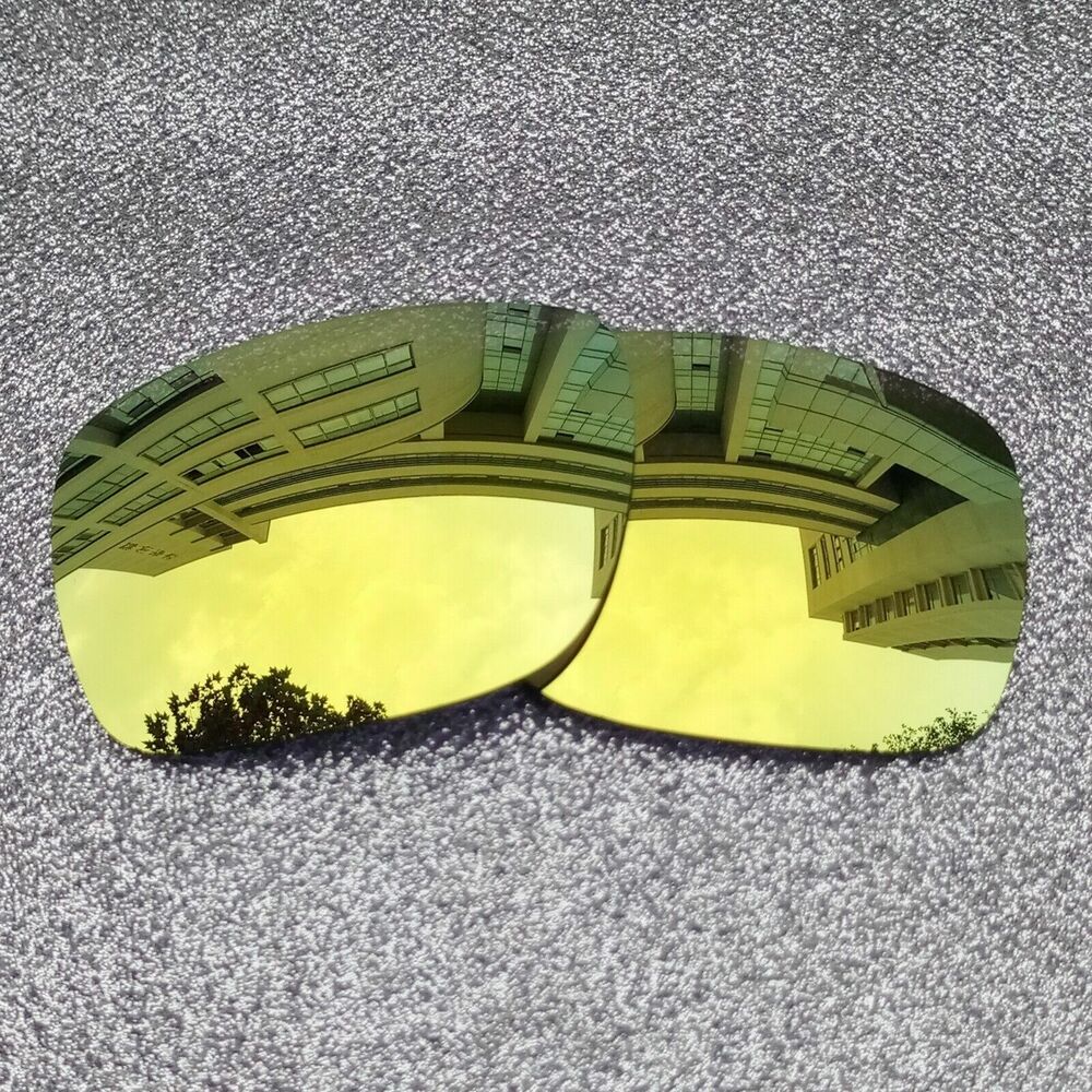 24K Gold Polarized Replacement Lenses For-Oakley Fuel Cell Frame OO9096