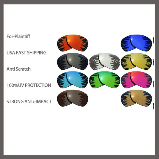 US Replacement Polarized Lenses for-Oakley Plaintiff Sunglasses Anti-scratch