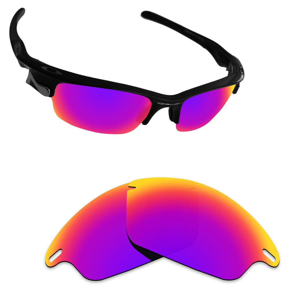 Hawkry Polarized Replacement Lenses for-Oakley Fast Jacket OO9097 - Multiple