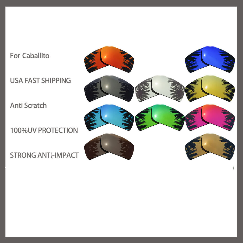 US Replacement Polarized Lenses for-Costa Del Mar Caballito Anti-scratch