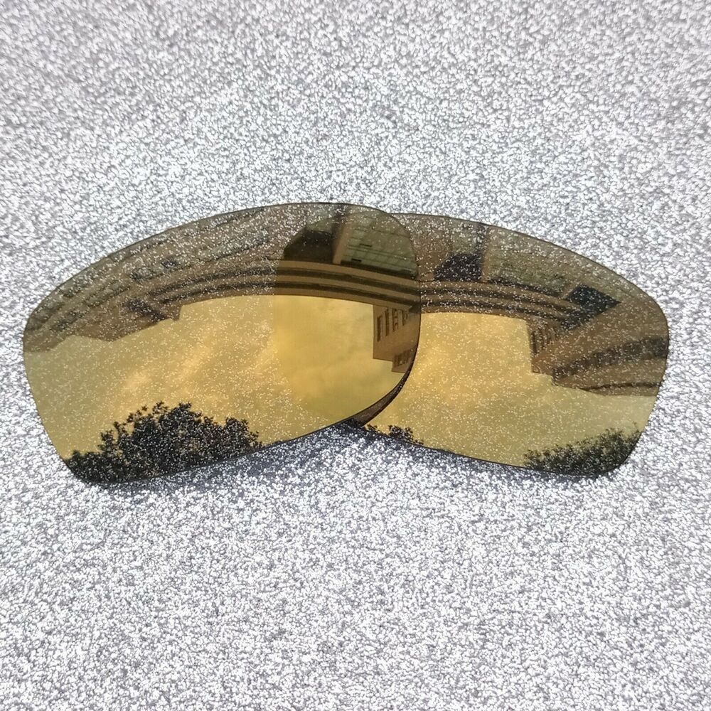 Bronze Gold Polarized Replacement Lenses For-Oakley Monster Pup Sunglass