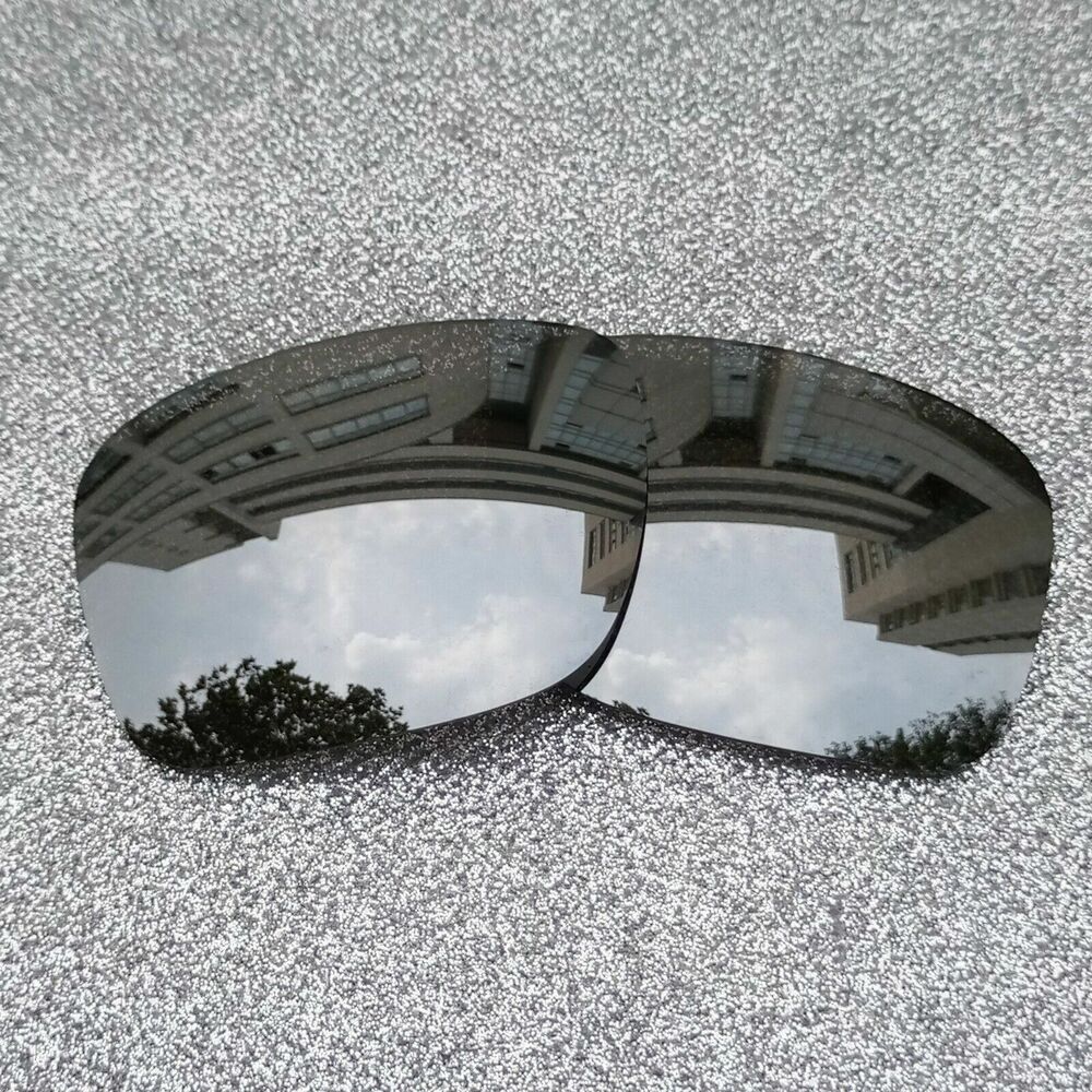 Silver Polarized Replacement Lenses For-Oakley Fuel Cell Frame OO9096