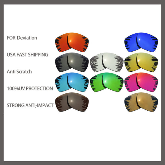 US Replacement Polarized Lenses for-Oakley Deviation Sunglasses Anti Scratch