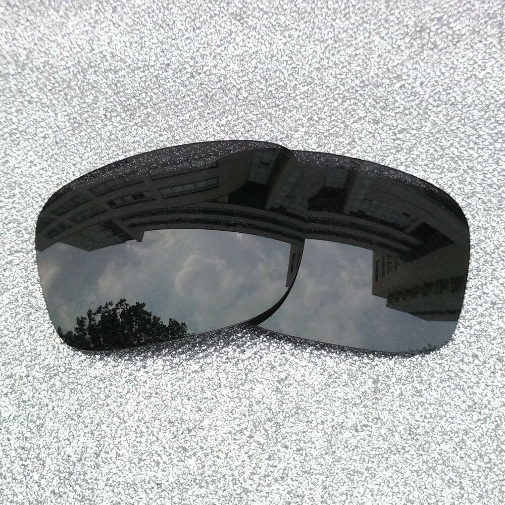 Black Polarized Replacement Lenses For-Oakley Big Taco Sunglass 2 Pairs OO9173