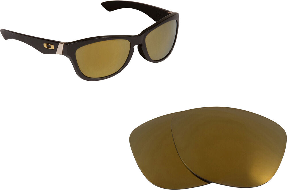 LenSwitch Polarized Replacement Lenses for Oakley Jupiter Sunglasses Gold