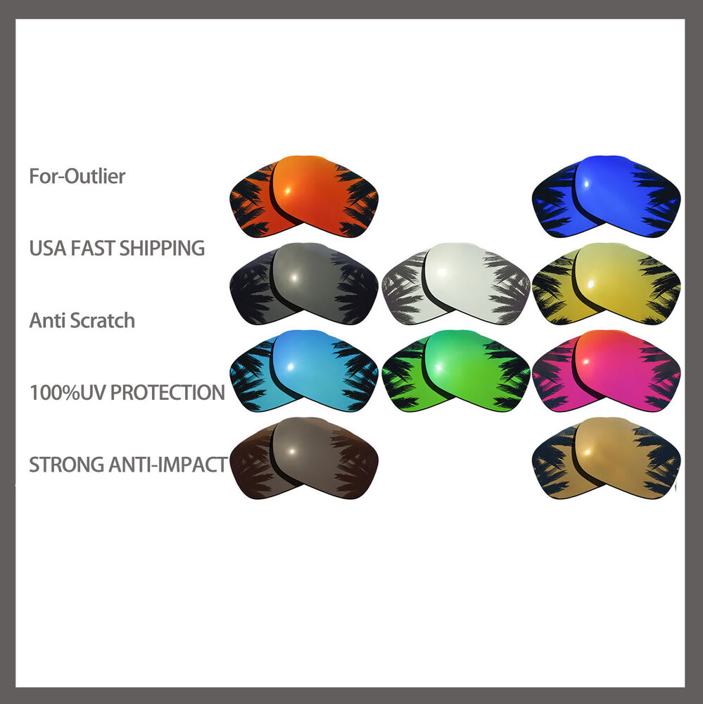 Polarized Replacement Lenses for-Smith Outlier Sunglasses Anti-scratch