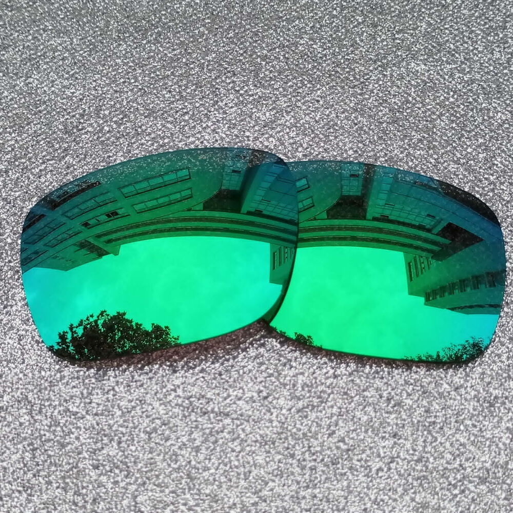 Green Polarized Replacement Lenses For-Oakley Turbine Sunglass OO9263