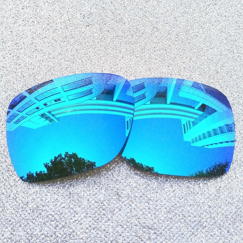 Ice Blue Polarized Replacement Lenses For-Oakley Deviation Sunglass OO4061