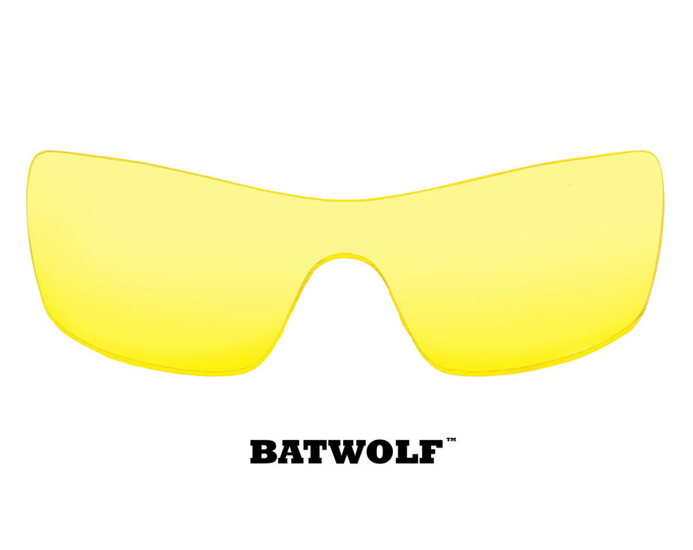 LenSwitch Polarized Replacement Lenses for Oakley Batwolf Sunglasses Yellow