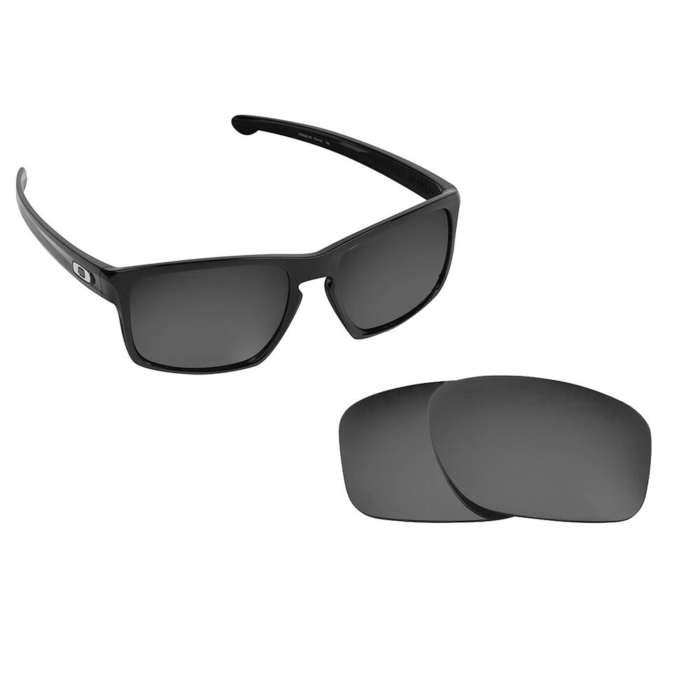 LenSwitch Replacement Lenses for Oakley Sliver Sunglasses Silver Mirror