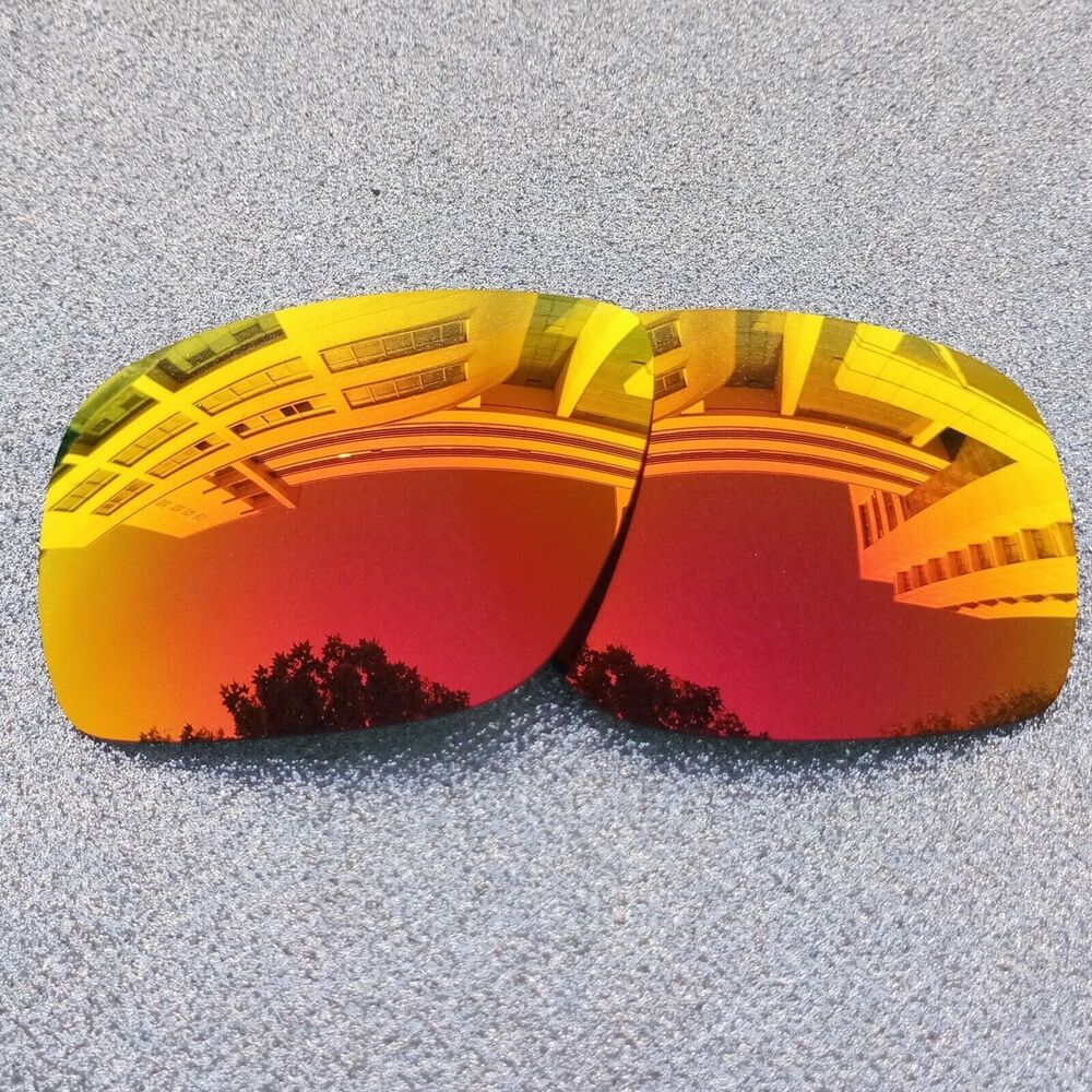 Fire Red Polarized Replacement Lenses For-Oakley Dispatch 1 Sunglass OO9090