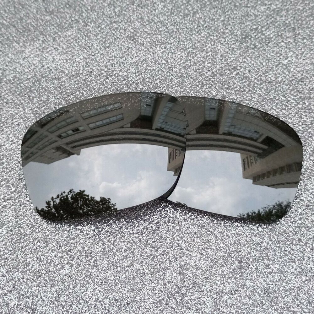 Silver Polarized Replacement Lenses For-Oakley Big Taco Sunglass OO9173