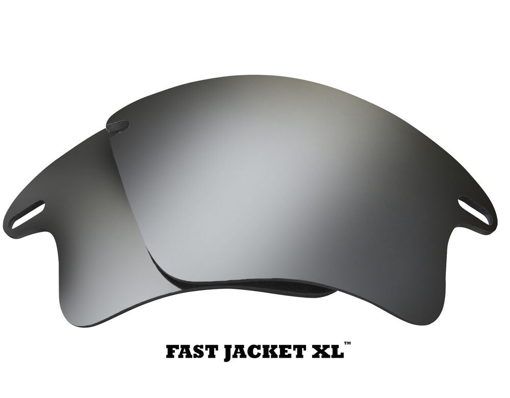 LenSwitch Replacement Lenses for Oakley Fast Jacket XL Sunglasses Iridium