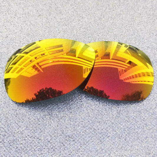 2 Sets Fire Red Polarized Replacement Lenses For-Oakley Crosshair 2012 Sunglass