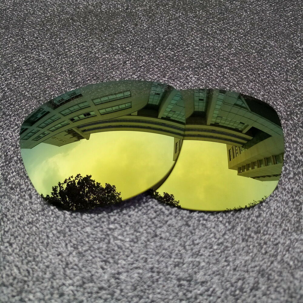 24K Gold Polarized Replacement Lenses For Frogskins Sunglass OO9013