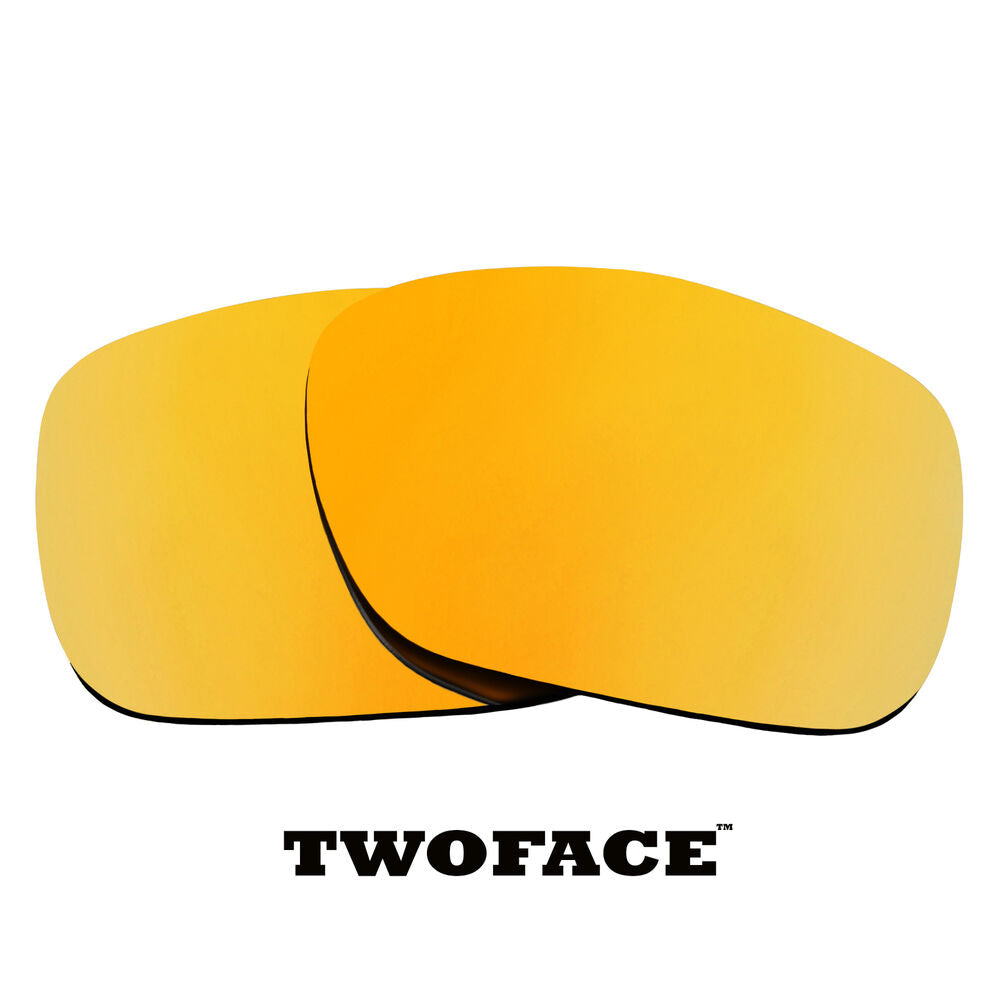LenSwitch Replacement Lenses for Oakley Twoface Sunglasses Gold Mirror