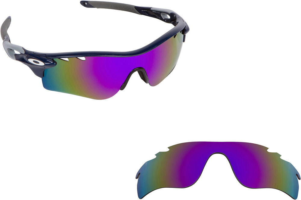 LenSwitch Polarized Replacement Lenses for Oakley Radar Path Vented Purple