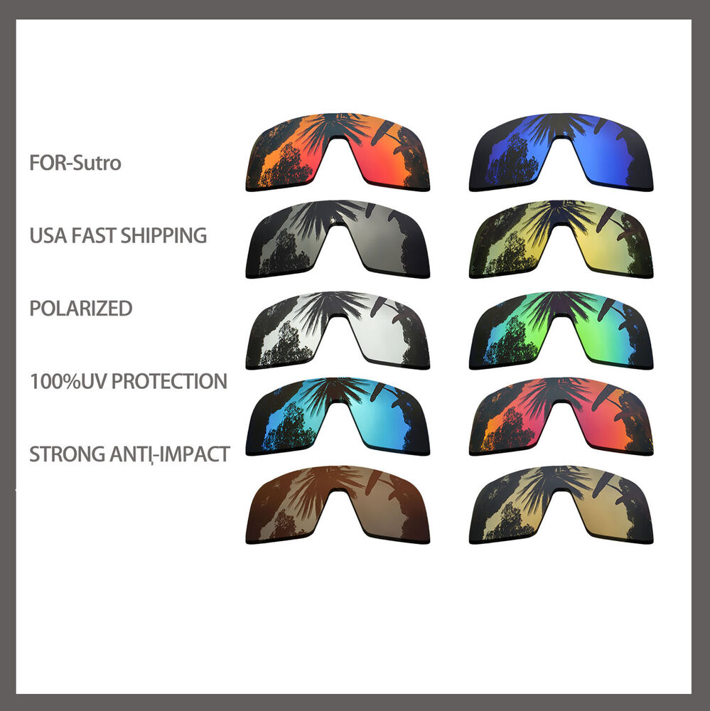 US Replacement Polarized Lenses for-Oakley Sutro OO9406 Sunglasses Anti Scratch