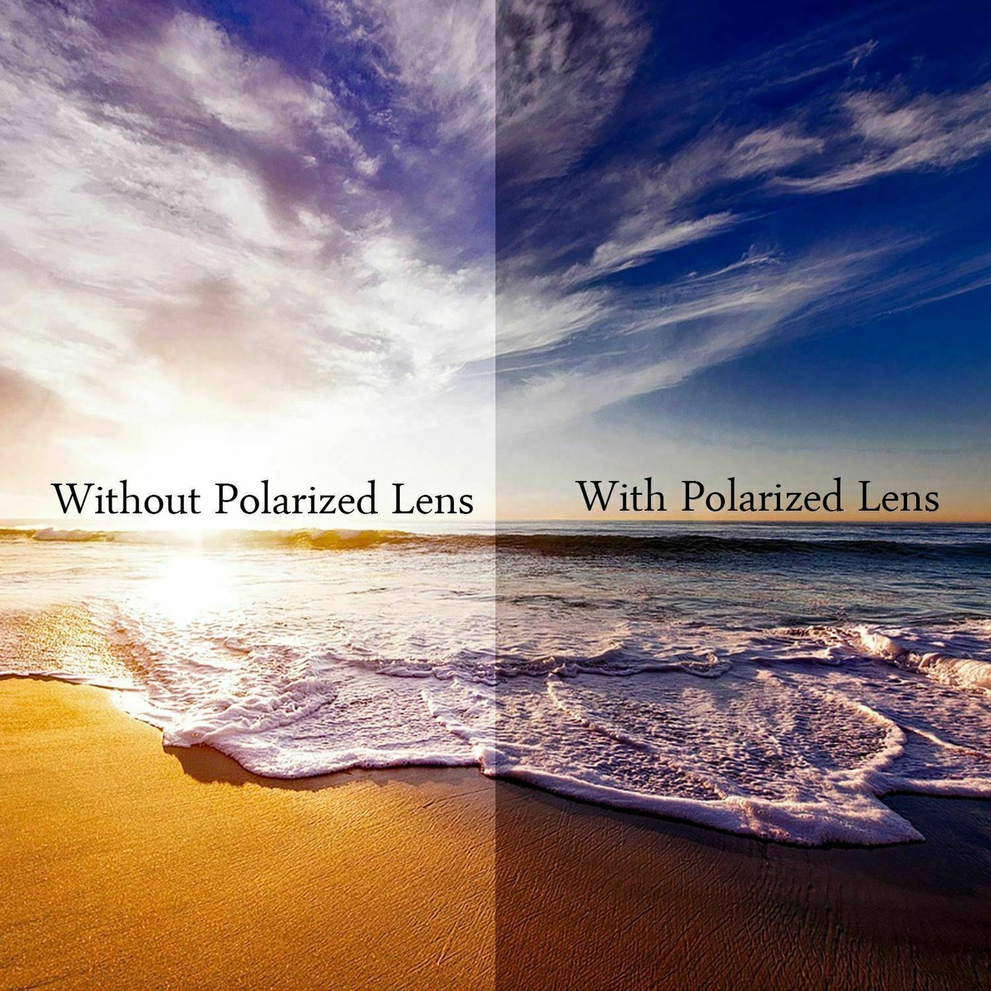 2 Sets of Black Polarized Replacement Lenses For-Oakley Juliet Frame