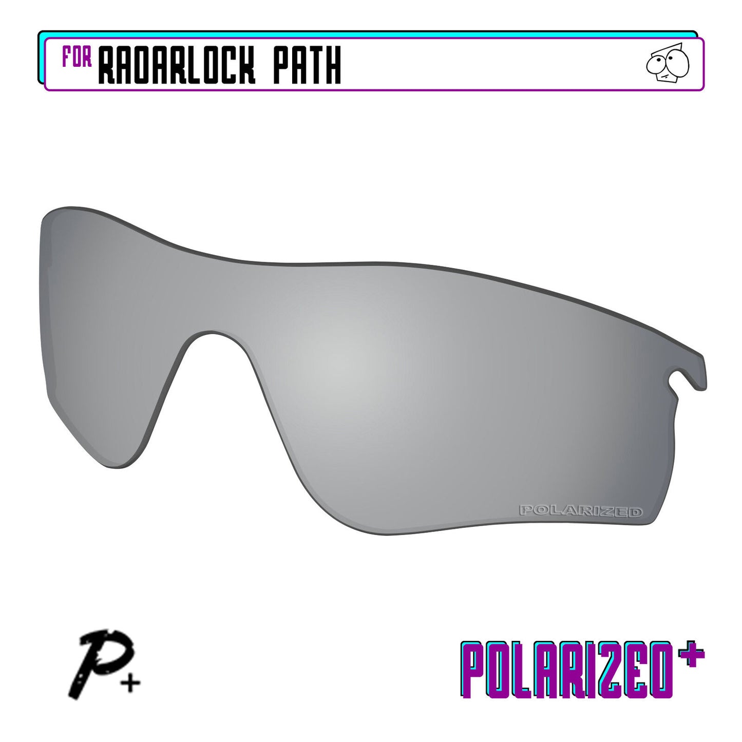 POLARIZED+ Replacement Lens For-Oakley RadarLock Path Sunglass Anti-Scratch