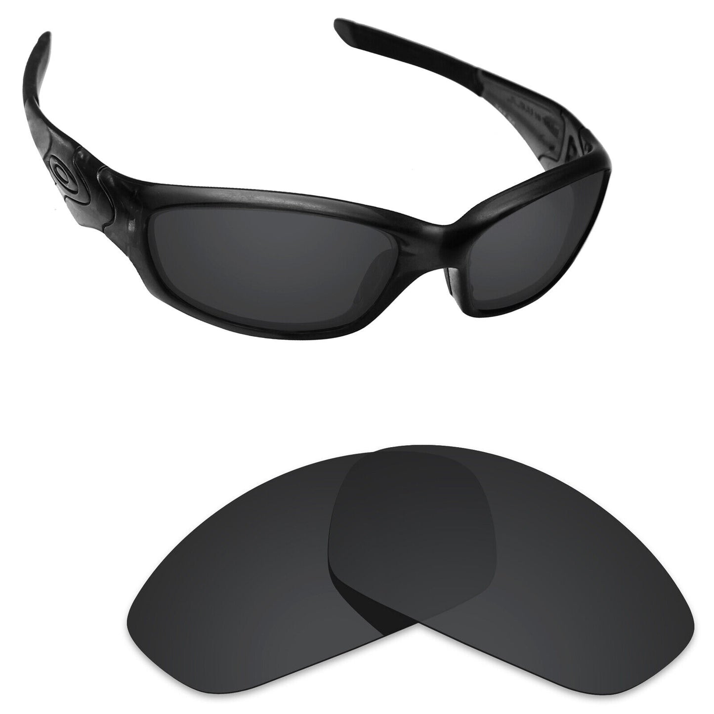 Hawkry Polarized Replacement Lenses for-Oakley Straight Jacket 2007 - Multiple