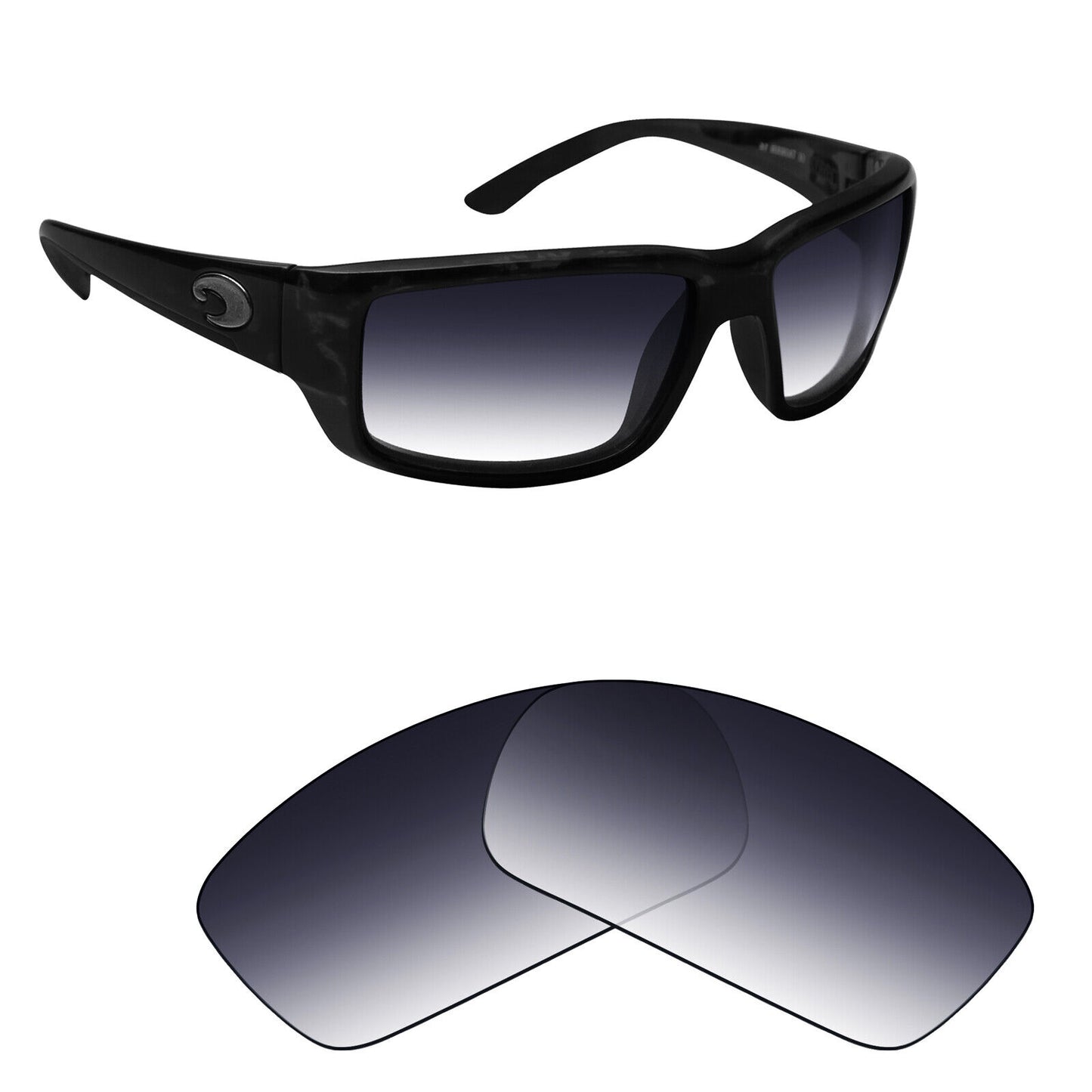 Hawkry Polarized Replacement Lenses for-Costa Fantail Sunglass - Options