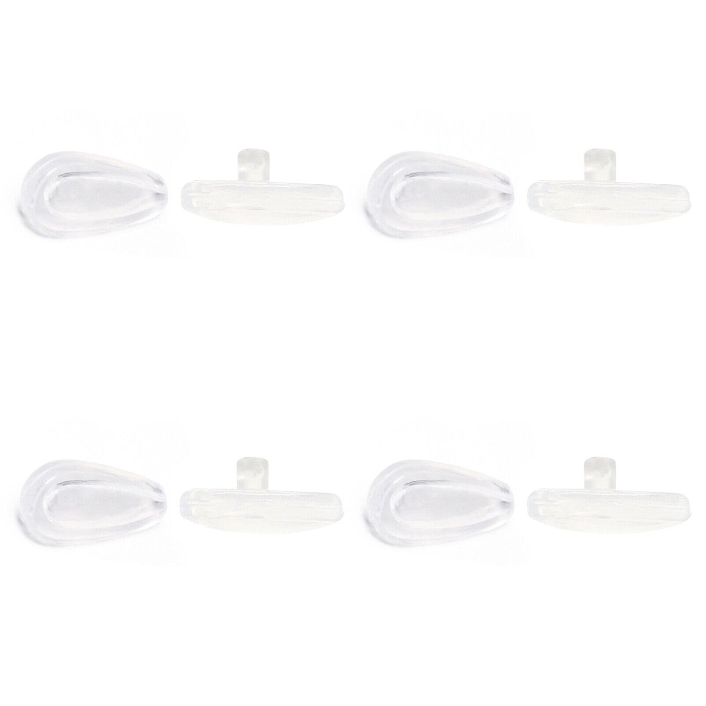 Hawkry Replacement Rubber Nosepads & Nosepieces for-Oakley Wingfold - Opt