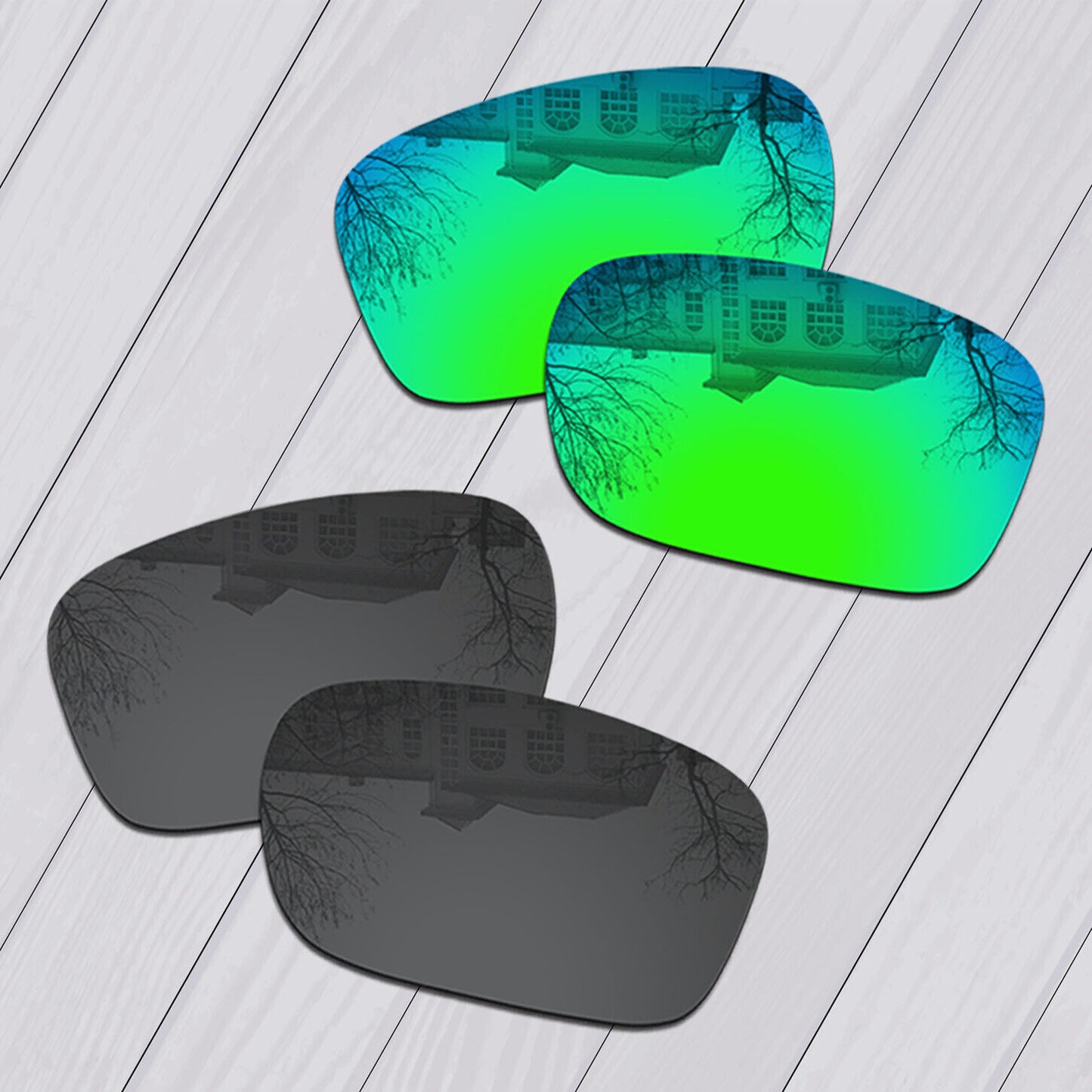 POLARIZED Replacement Lenses For-Oakley Crankcase OO9165 Anti-Scratch Options