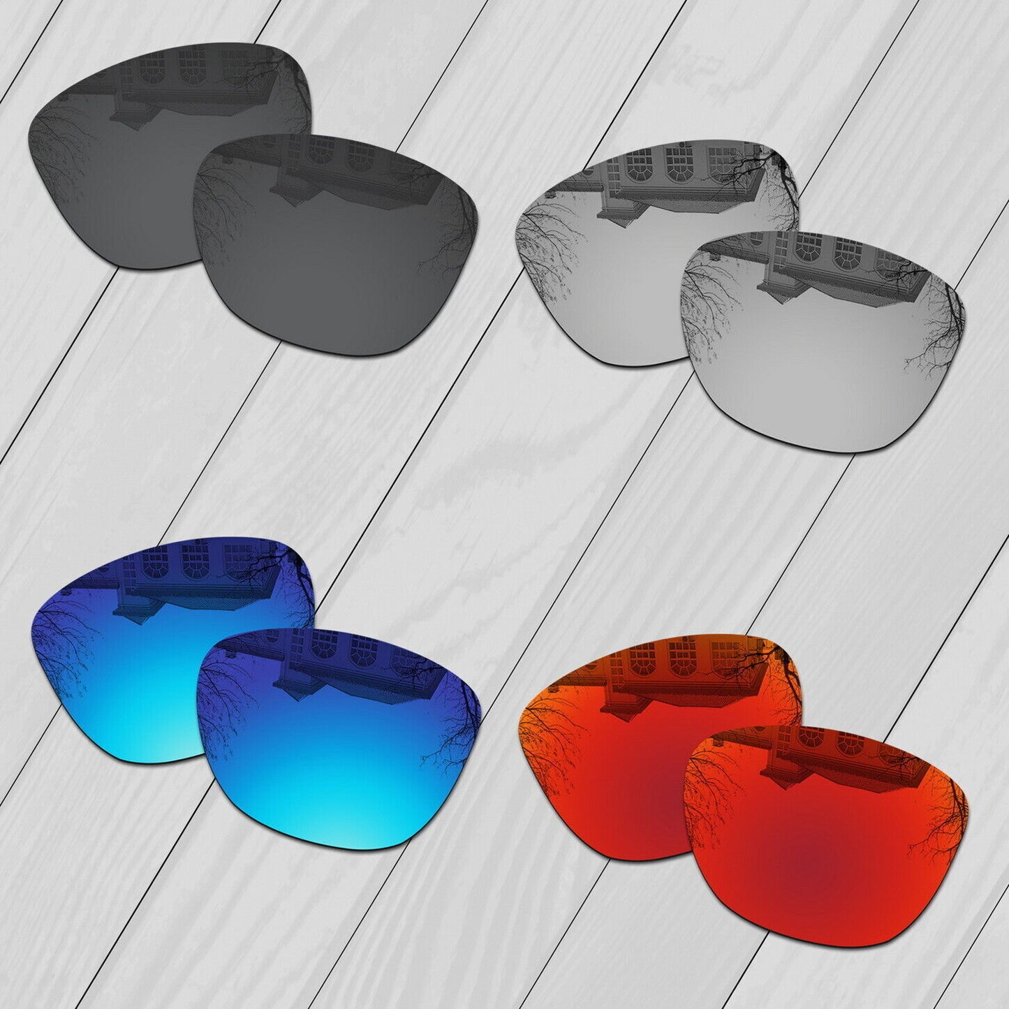 POLARIZED Replacement Lens For-Oakley Frogskins Range AF Sunglasses Anti-Scratch