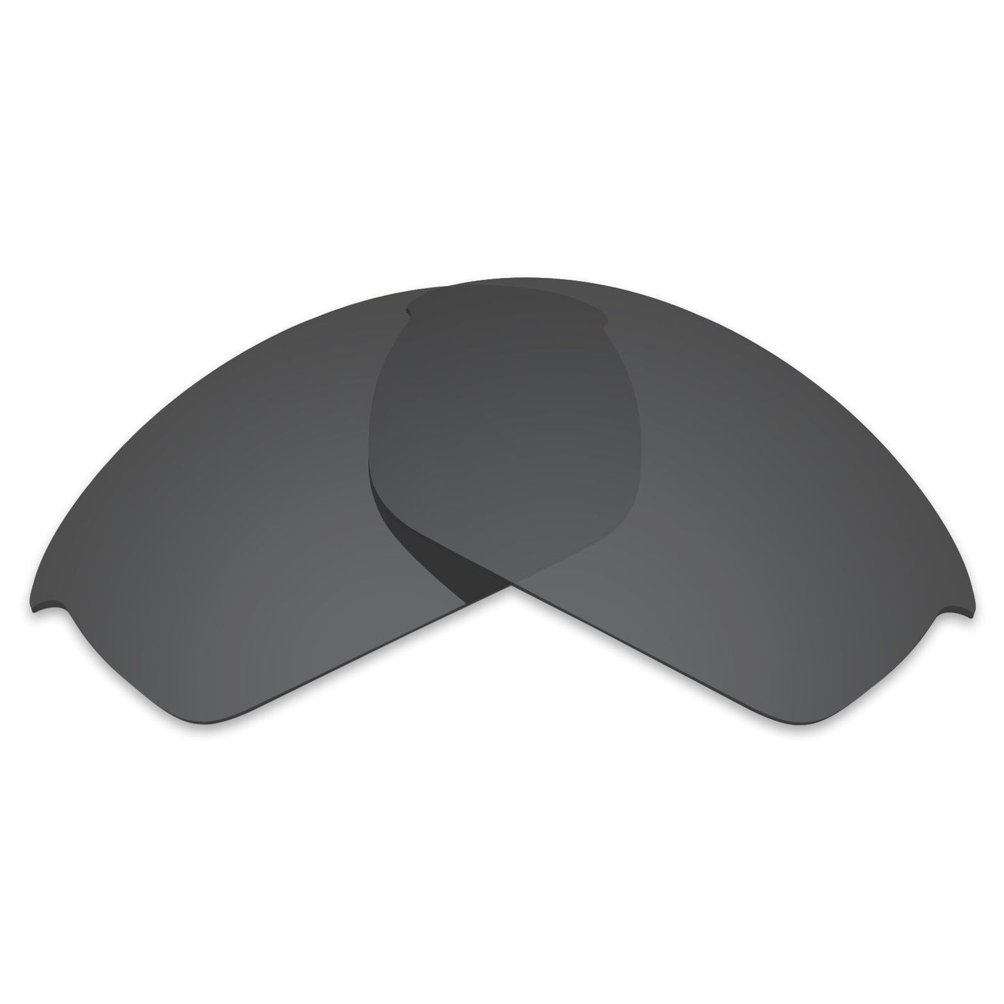 Hawkry Polarized Replacement Lenses for-Oakley Flak Jacket Stealth Black