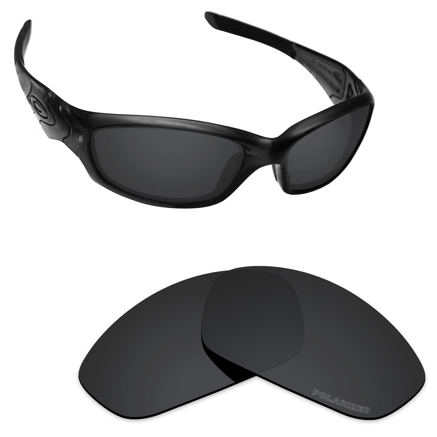 Hawkry Polarized Replacement Lenses for-Oakley Straight Jacket 2007 - Multiple
