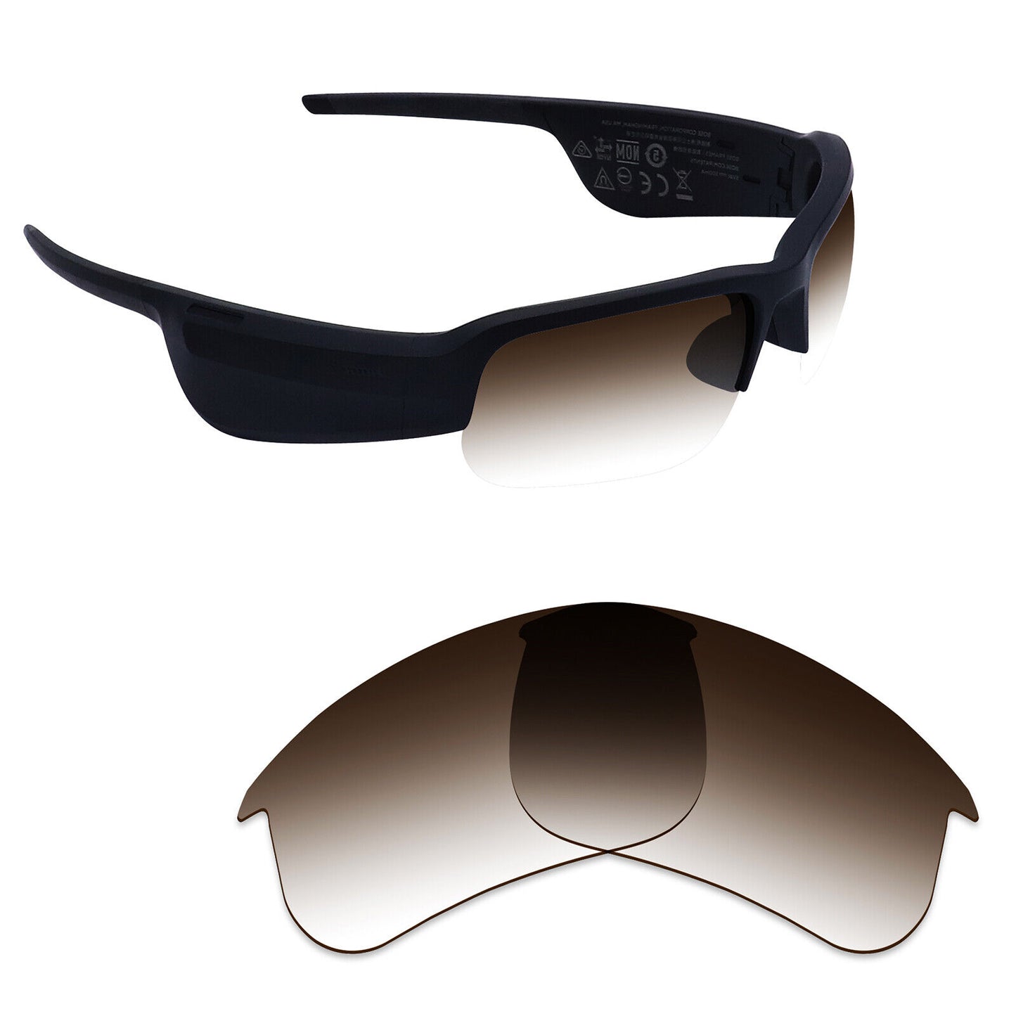 Hawkry Polarized Replacement Lenses for-BOSE Tempo Sunglass - Multiple