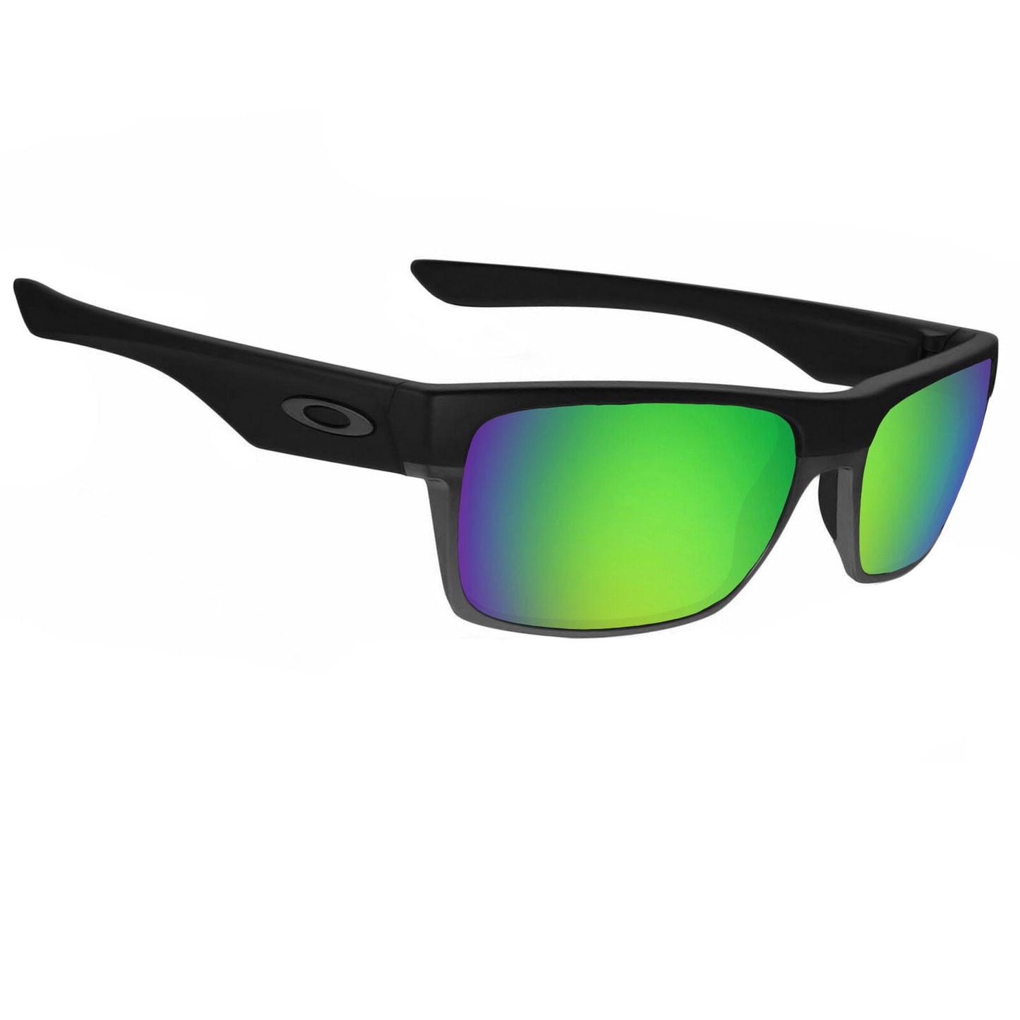 LenSwitch Replacement Lenses for Oakley Twoface Sunglasses Green Mirror