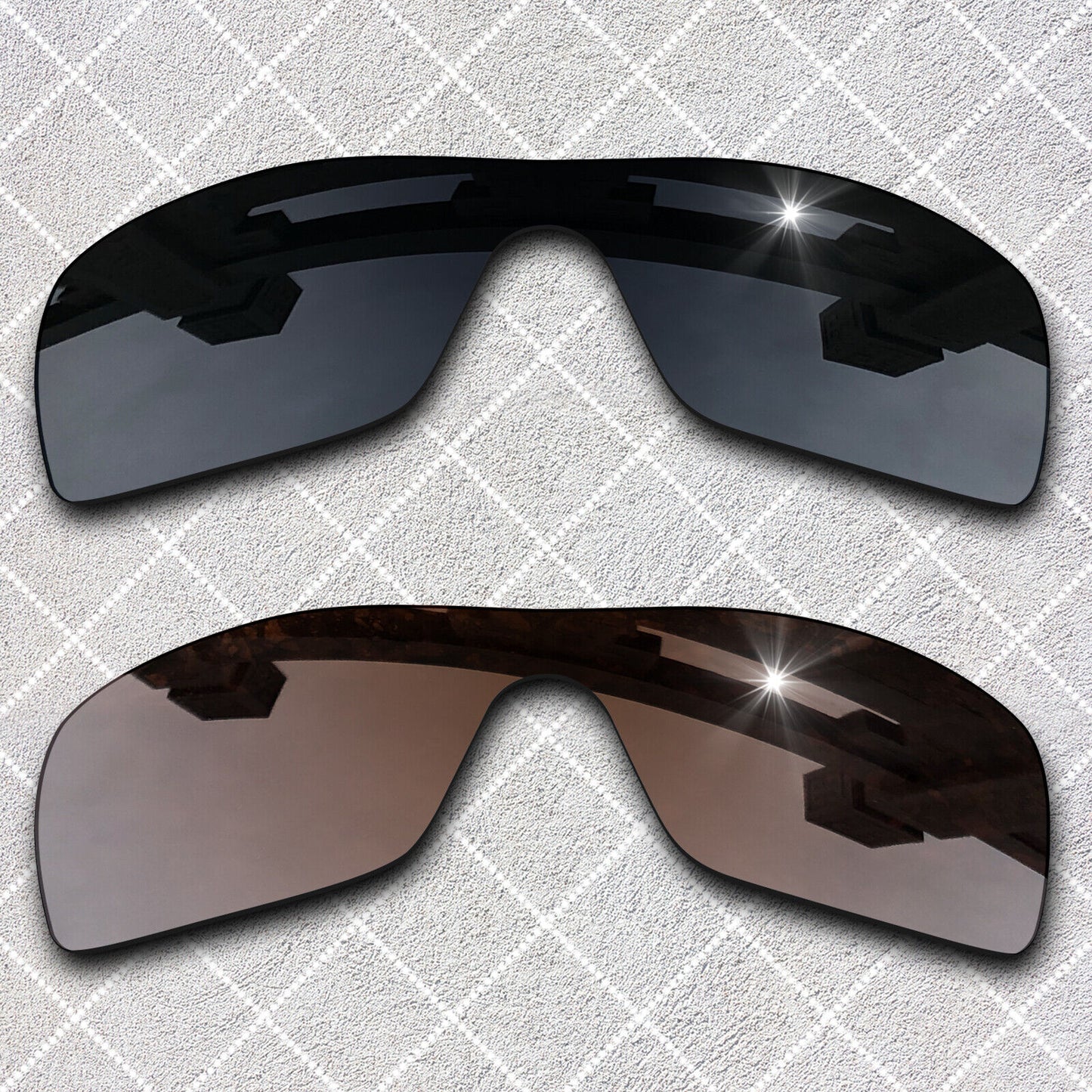 HeyRay Replacement Lenses for Batwolf OO9101 Sunglasses Polarized -Opt