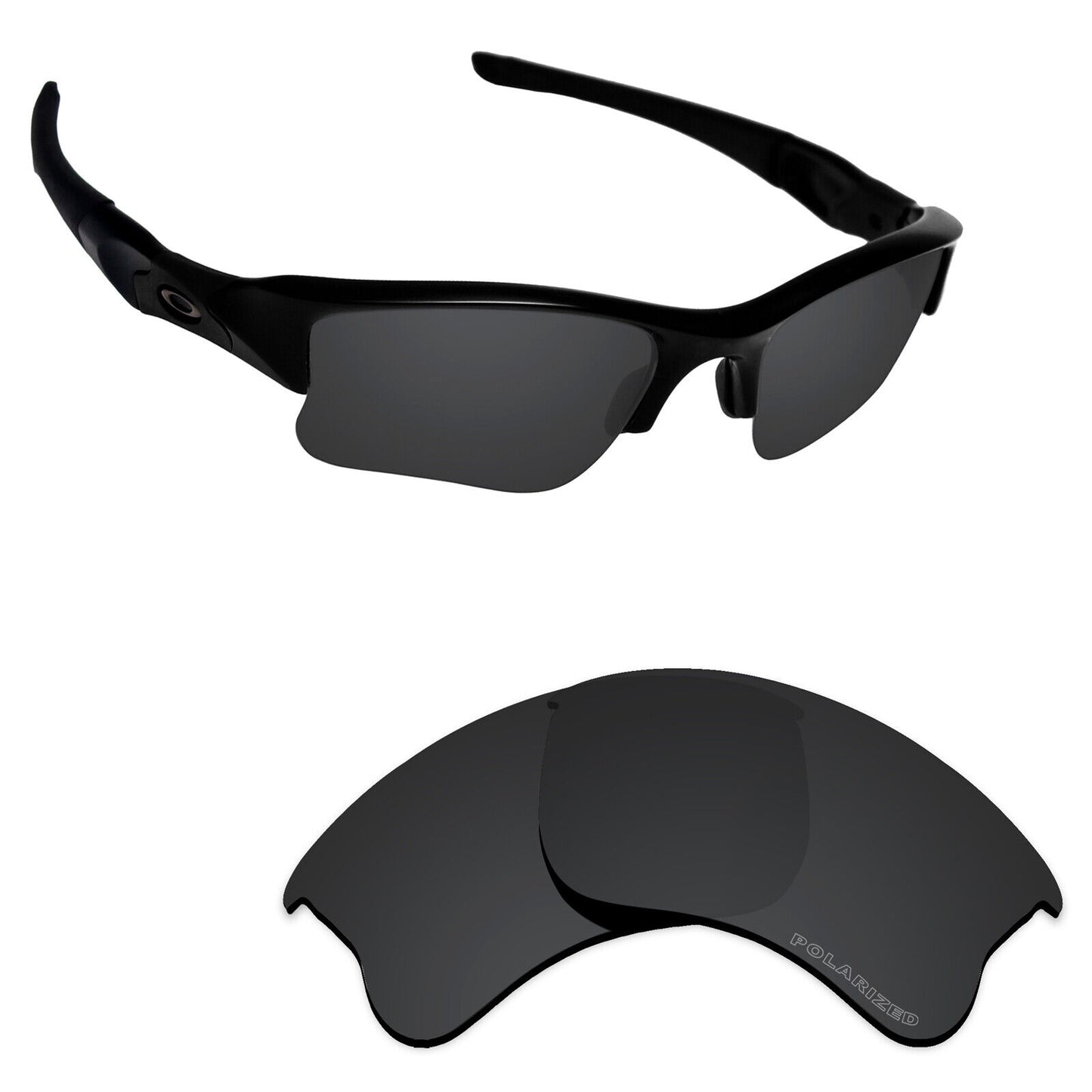 Hawkry Polarized Replacement Lens for-Oakley Flak Jacket XLJ Sunglass - Multiple