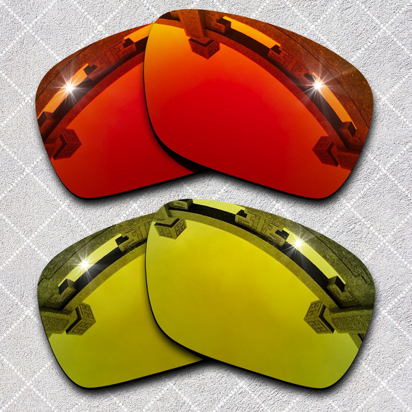 HeyRay Replacement Lenses for Twoface OO9189 Sunglasses Polarized -Opt