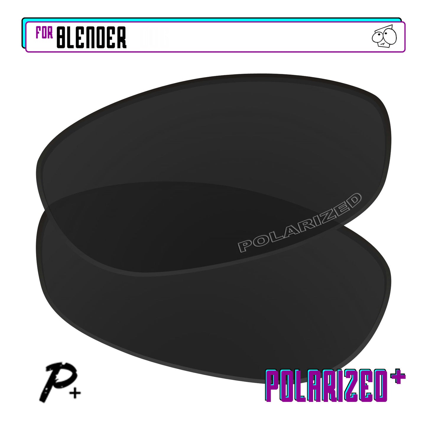 POLARIZED+ Replacement Lens For-Oakley Blender Sunglass Anti-Scratch