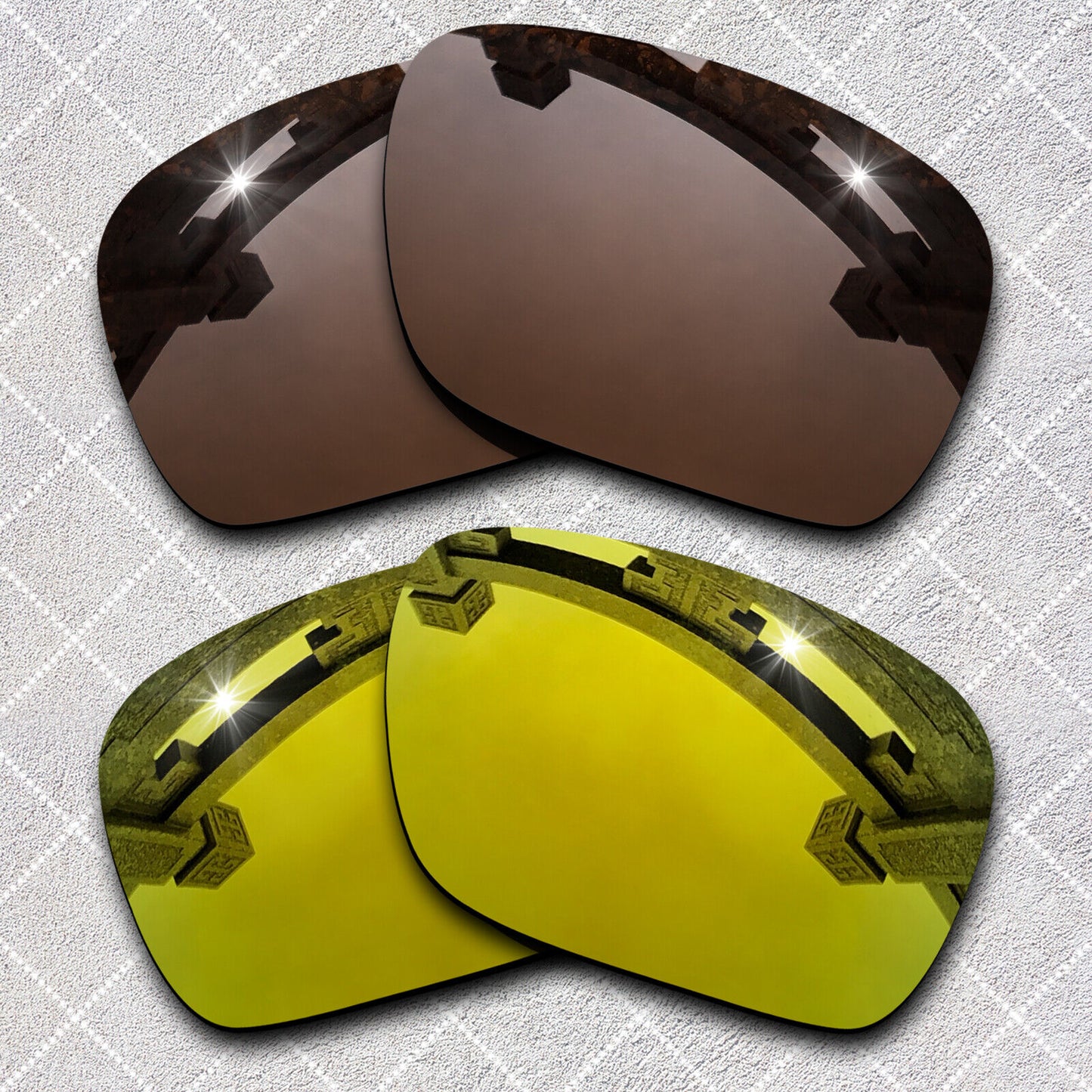 HeyRay Replacement Lenses for Twoface OO9189 Sunglasses Polarized -Opt