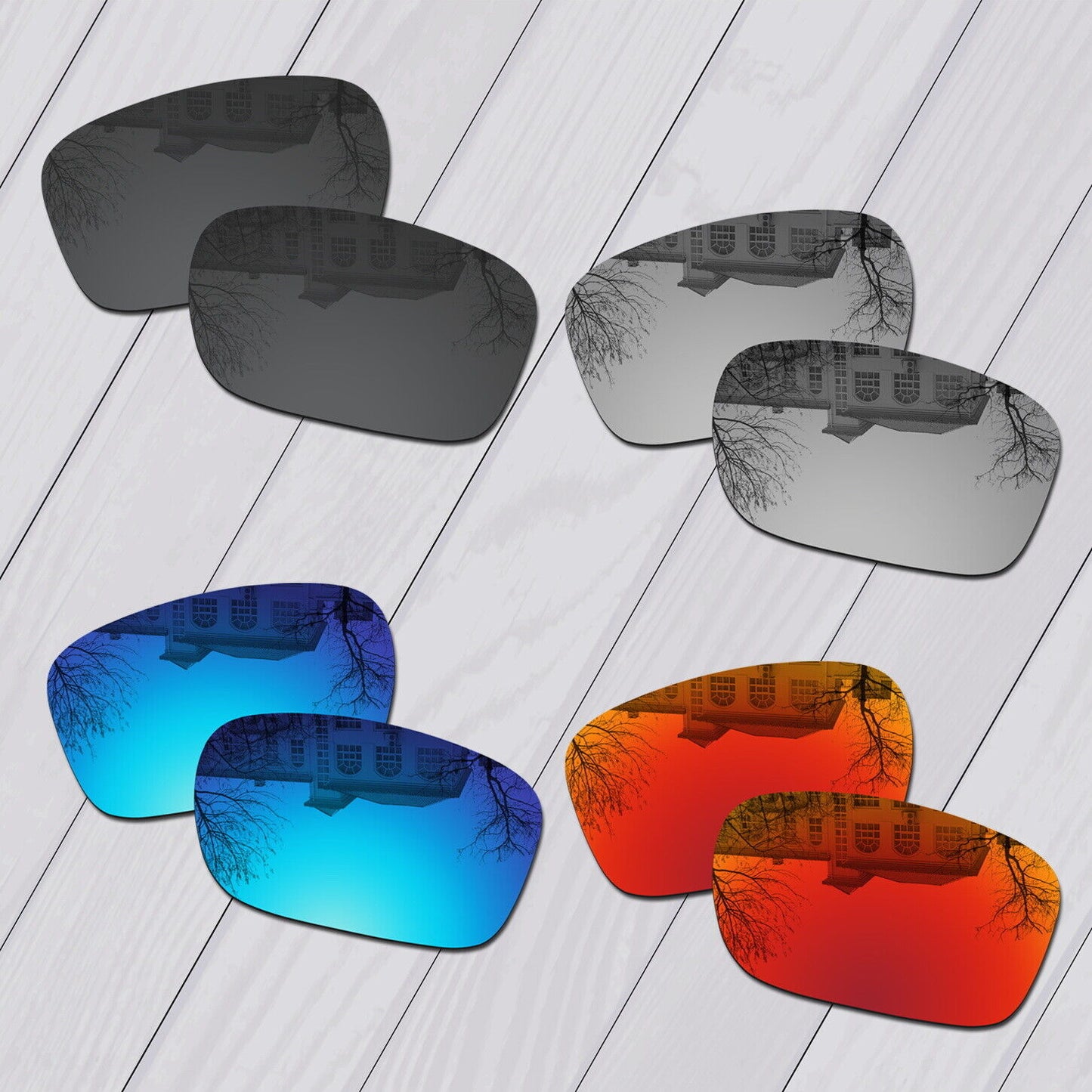 POLARIZED Replacement Lenses For-Oakley Twoface OO9189 Anti-Scratch