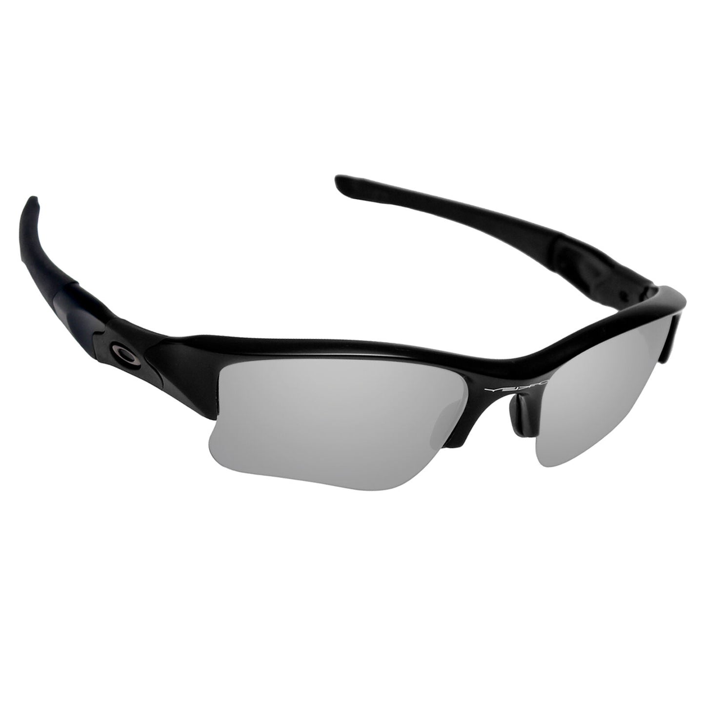 Hawkry Polarized Replacement Lenses for-Oakley Flak Jacket XLJ Silver Titanium