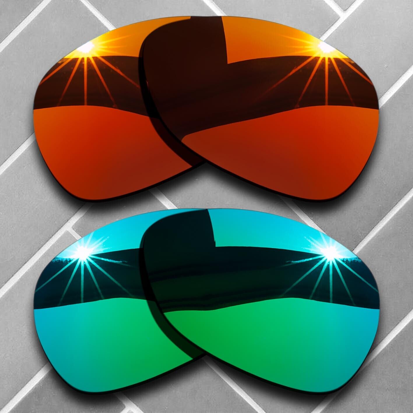 Polarized Anti-Scratch Replacement Lenses for-Oakley Feedback Frame Choices US