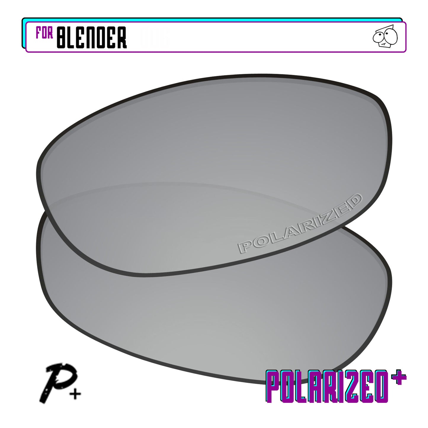 POLARIZED+ Replacement Lens For-Oakley Blender Sunglass Anti-Scratch