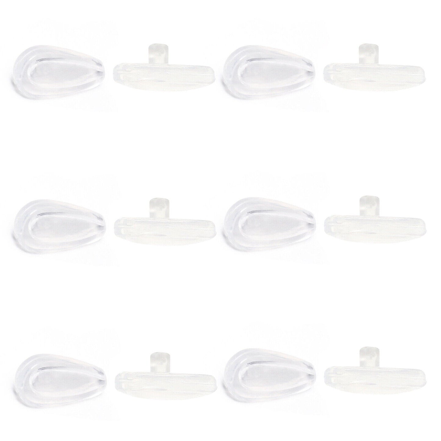 Hawkry Replacement Rubber Nosepads & Nosepieces for-Oakley Wingfold - Opt