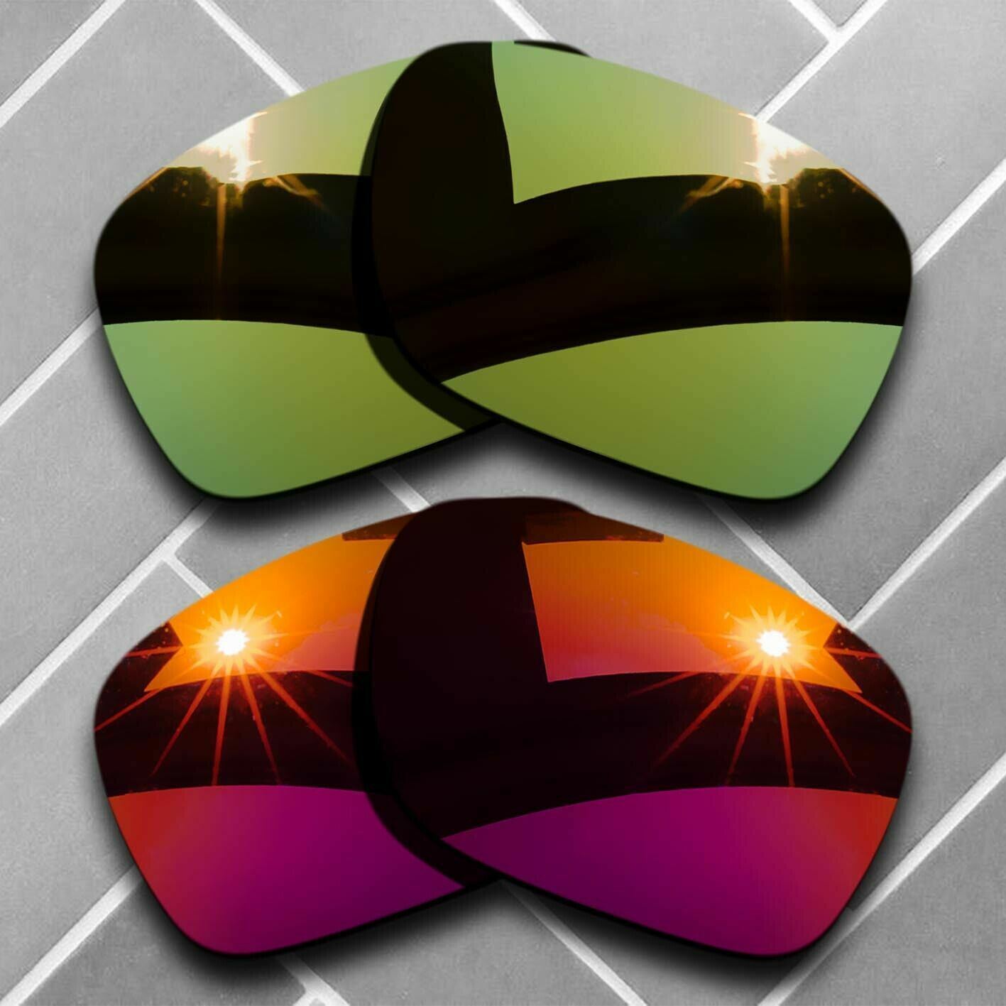 Anti-Scratch Replacement lenses for-Oakley Holbrook Polarized Multiple Choices