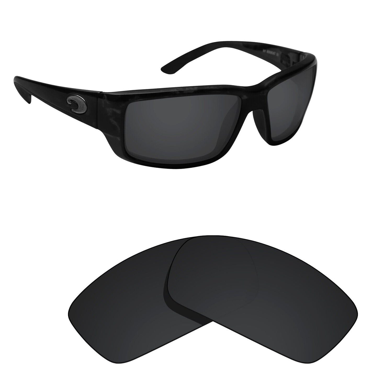 Hawkry Polarized Replacement Lenses for-Costa Fantail Sunglass - Options