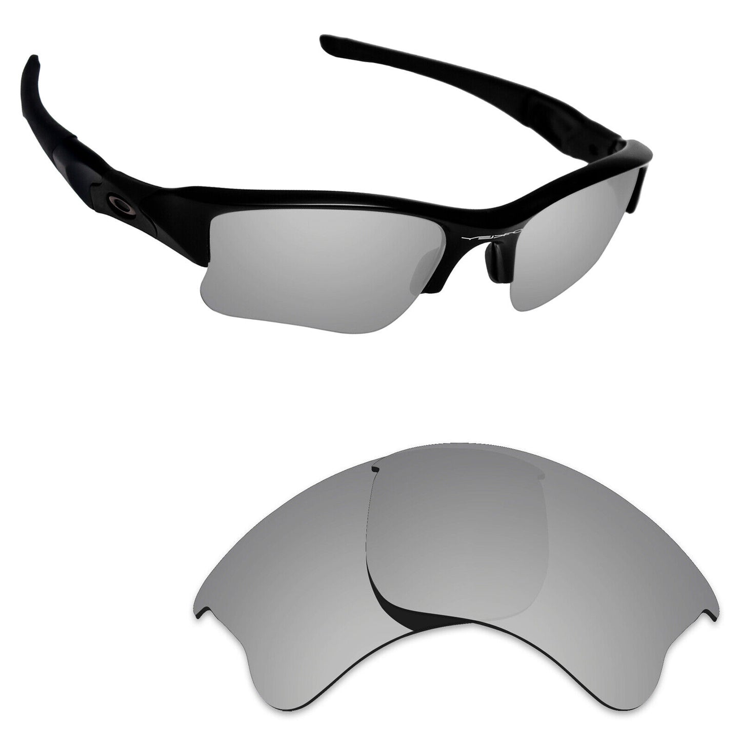 Hawkry Polarized Replacement Lens for-Oakley Flak Jacket XLJ Sunglass - Multiple