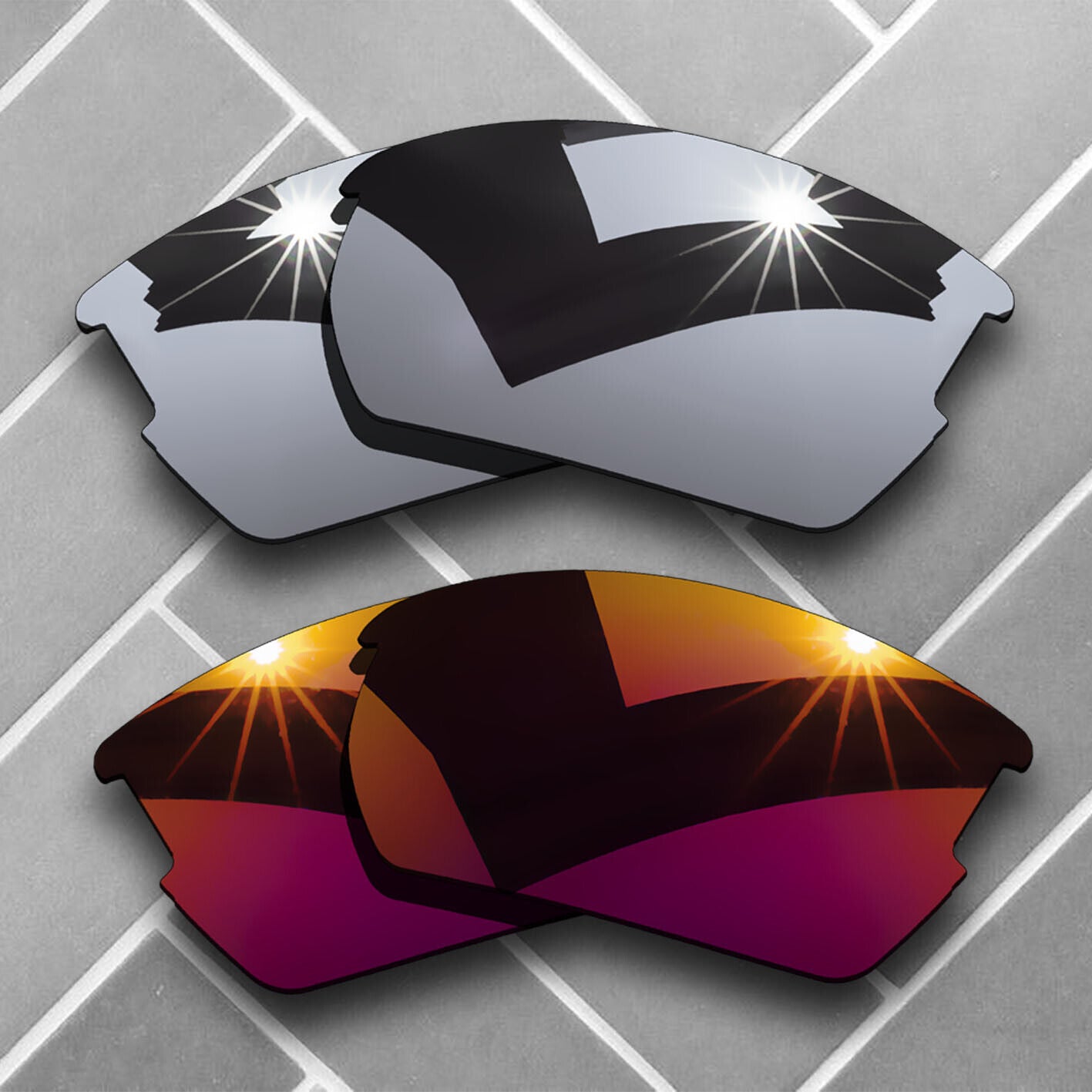 Polarized Anti-Scratch Replacement Lenses for-Wiley X Valor Sunglass Choices US