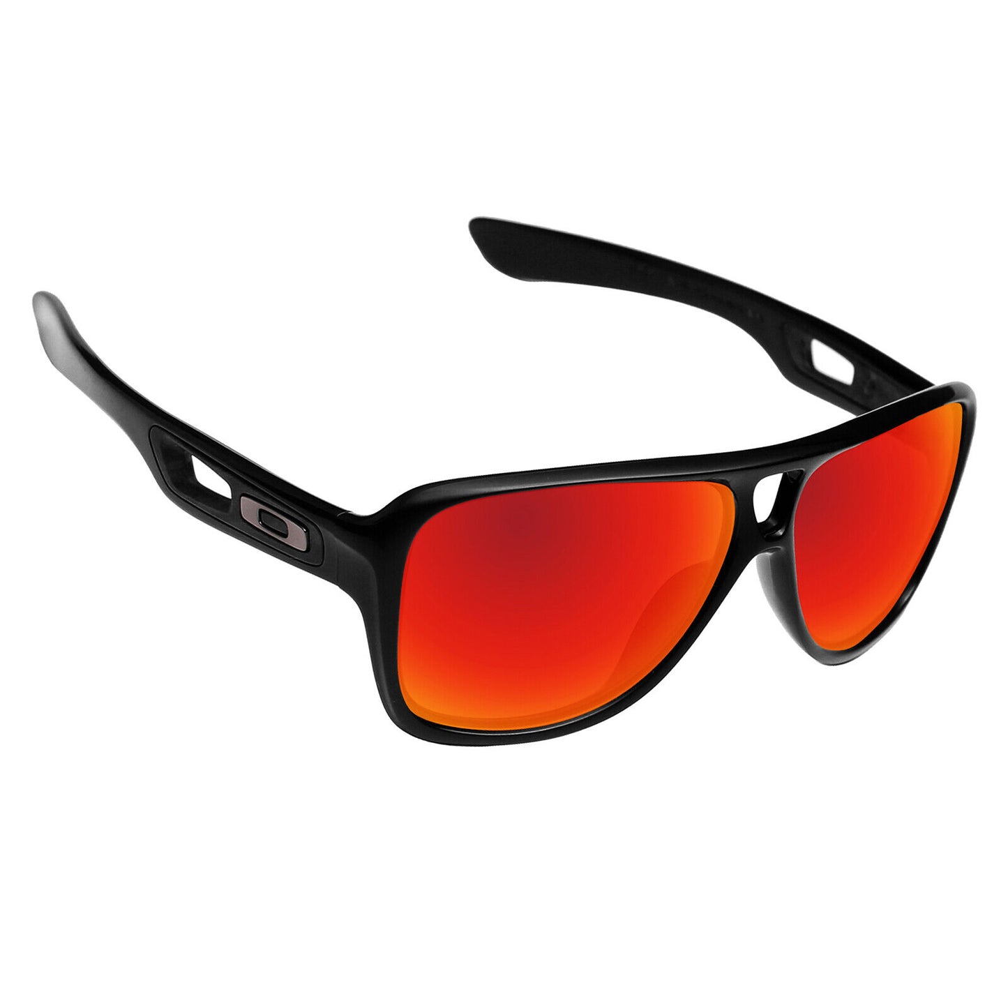 Hawkry Polycarbonate Replacement Lenses for-Oakley Sunglass Dispatch 2-Fire Red