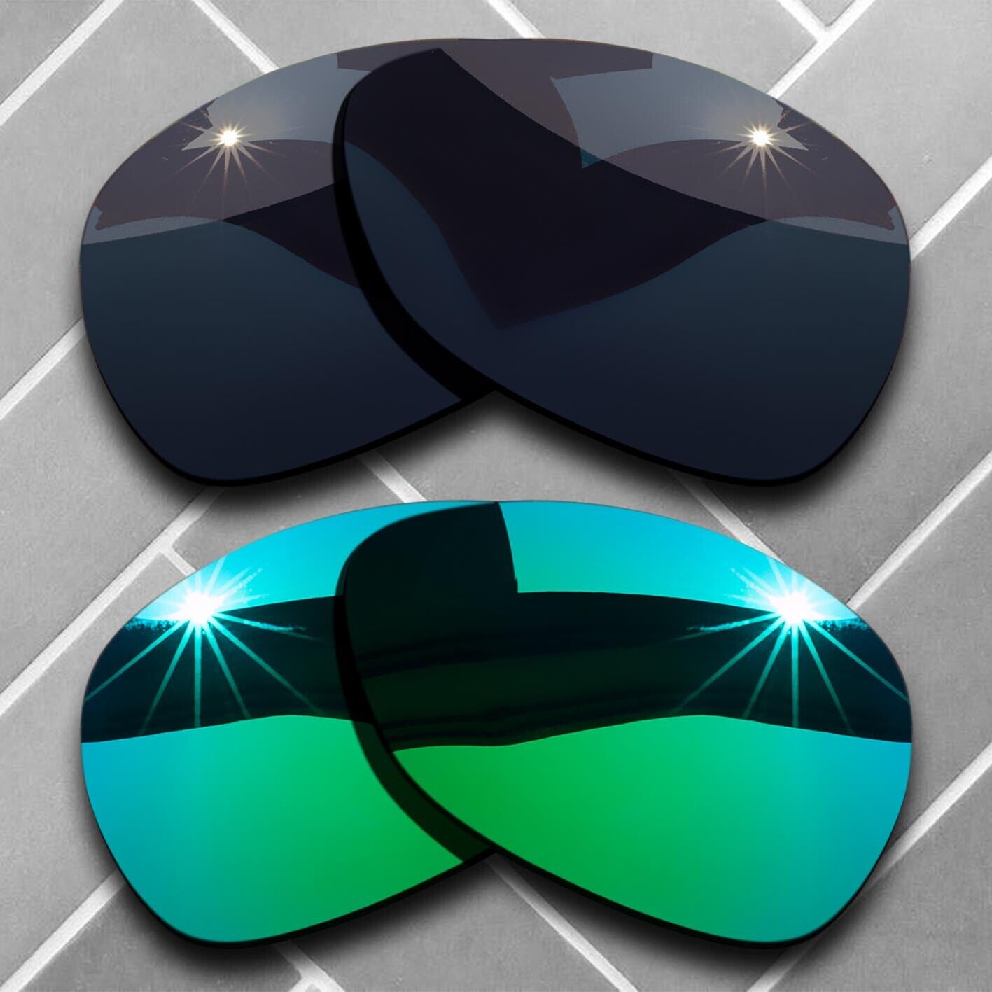 Polarized Anti-Scratch Replacement Lenses for-Oakley Feedback Frame Choices US